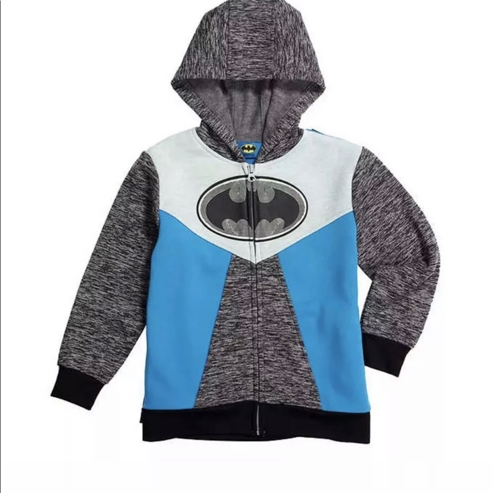 NEW BOYS DC COMICS BATMAN CAPE HOODIE